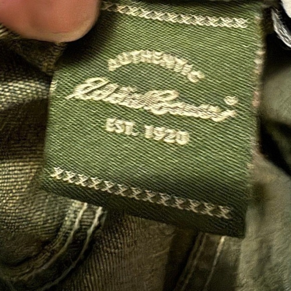 Eddie Bauer True Vintage L 90's 100% Cotton Denim Distressed Trucker Jacket - Picture 7 of 15